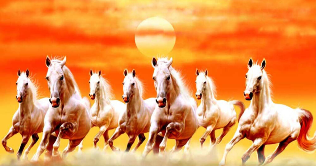 Seven Horses, , সাতটা ঘোড়া একসঙ্গে দৌড়চ্ছে, এমন ছবি ঘরে বা অফিসে টাঙানোর উপকারিতা কী